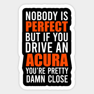 Acura Owners Sticker